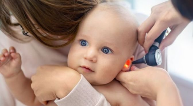 التهاب الاذن عند الرضع